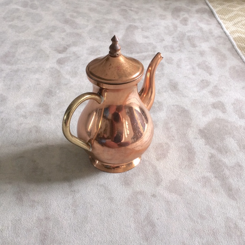VINTAGE Copper Tea Kettle